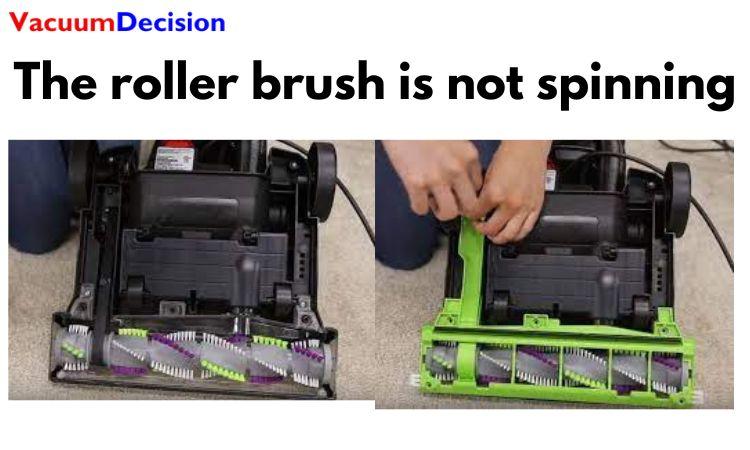  The roller brush is not spinning