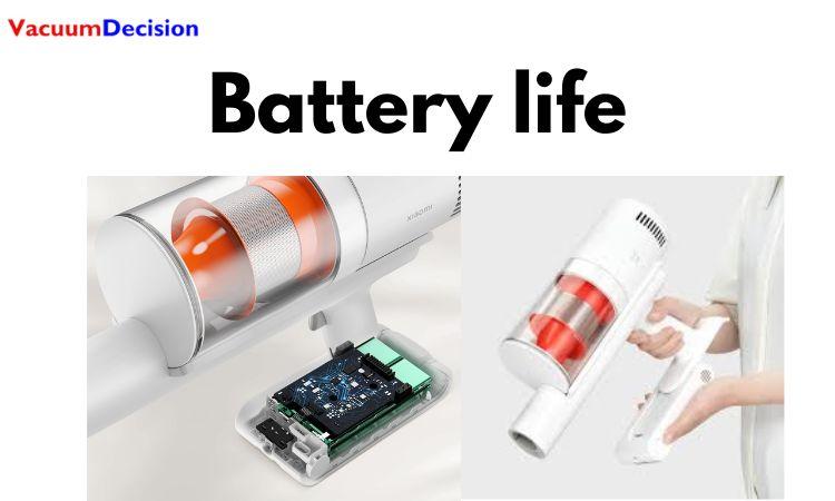 Battery life: