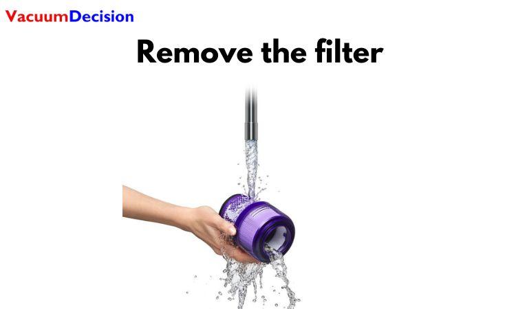 Remove the filter