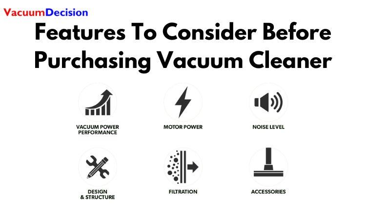 Features To Consider Before Purchasing Vacuum Cleaner