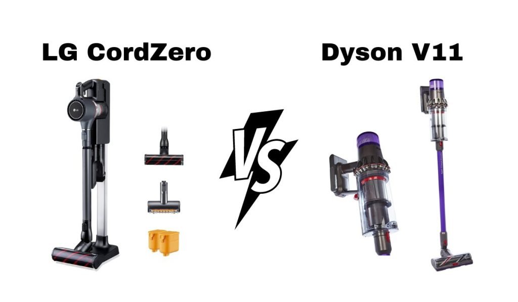 LG CordZero vs Dyson V11