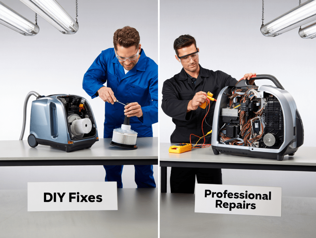 DIY vs Professional Vacuum Repairs