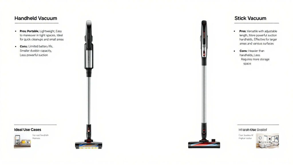 Handheld vs. Stick Vacuums Which Do You Really Need