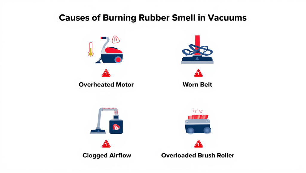 Reasons Your Vacuum Smells Like Burning Rubber