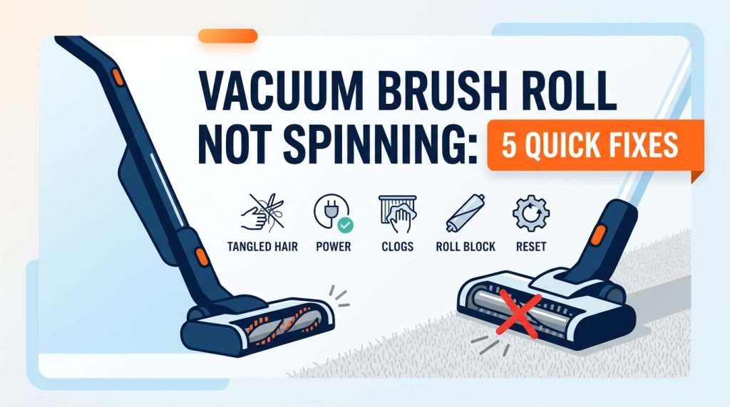 Vacuum Brush Roll Not Spinning